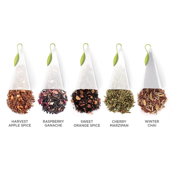 Tea Forte Warming Joy Gift Set, Holiday Spice Tea Sampler with 10 Pyramid Tea - Picture 4 of 5